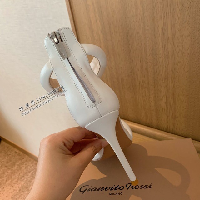Gianvito Rossi專櫃款一字帶涼鞋 定制羊皮女士拖鞋 dx3600